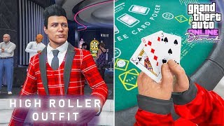 GTA 5 CASINO UPDATE - Unlocking Secret High Roller Outfit (ALL CARDS Diamond Casino & Resort)