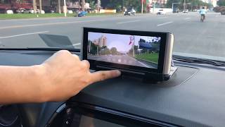 VISKOO 7 inch hd backup camera & dual dash cam