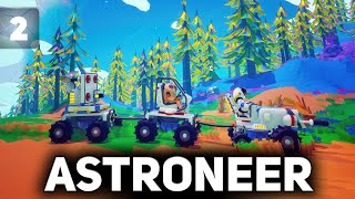 Синий трактор по инопланетным полям 🚀 Astroneer [PC 2016] #2