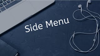 How to create simple side menu in swift IOS