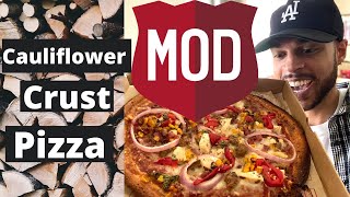 Is The Cauliflower Crust At MOD Pizza Worth It? | MOD Pizza Mukbang