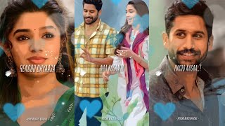 💙 Naa Kosam 💙 Couple 💑 Love Whatsapp Status ✨ Feeling Song Telugu ❣️