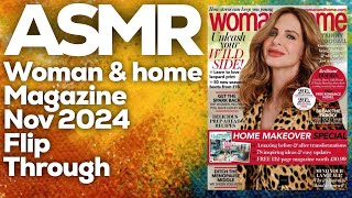 ASMR Whispered Page Flipping: Exploring the November 2024 Woman & Home Magazine , StevenAntonyASMR