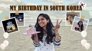 MY BIRTHDAY IN KOREA 🎂💕 l BIRTHDAY VLOG l A DAY IN MY LIFE l INDIAN IN SOUTH KOREA 🇰🇷  | BUSAN l GKS