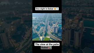 The view at the palm Dubai🇵🇰✈️🇦🇪one night in Duabi #2023 #ytshorts #tranding #dubai #dubaibeach