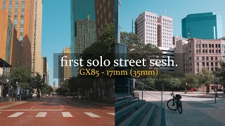 Beginner Downtown Street Photography | Lumix GX85 - Photo Vlog