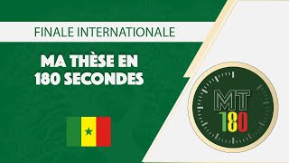 CATHERINE PENDA MBAYE "Ma thèse en 180 secondes" MT180 - Finale internationale 2019 Dakar