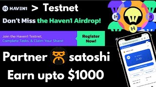 Haven1 testnet Airdrop step to step guide | crypto airdrop