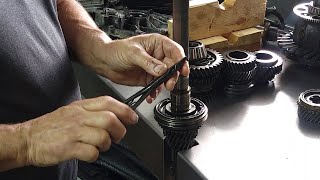 Episode 45 Part 5  - 1986 Porsche 944 Turbo Restoration - Input Shaft & Synchro Disassembly