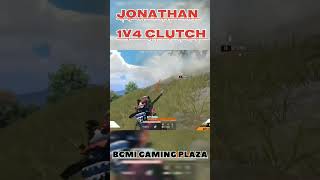 @JONATHANGAMINGYT 1v4 Clutch in tournament @bgmigamingplaza9476 #shorts #bgmi