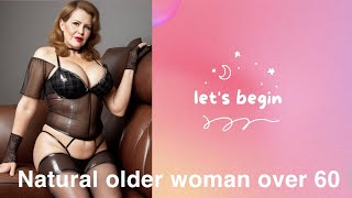 💖 I found Natural Old Women over 55 in the bedroom 💖 in leather underwear  #beauty #style #classy