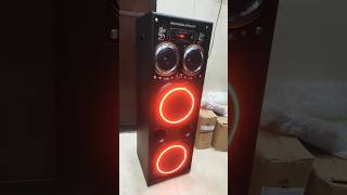 GoldLuck⭐  Double 8" tower 2030x6 ic circuit  heavy bass watsapp  9811378141 #viral #youtube #music