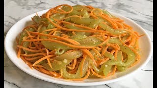 Потрясающе ЖАРЕНЫЕ ОГУРЦЫ С МОРКОВЬЮ Отличная Закуска!!! / Салат из Огурцов / Fried Cucumbers