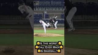 The Worst Call in Baseball Ever Made #shorts