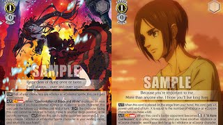 8 Choice Date a Bullet Vs. 8 Choice Attack on Titan Weiss Schwarz Game