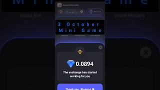 Hamster kombat today mini game 3 October Mini Game #hamsterkombat #minigame #interludeseason