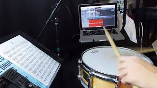 Mitchell Peters Intermediate Snare Drum Studies Etude 2 84bpm