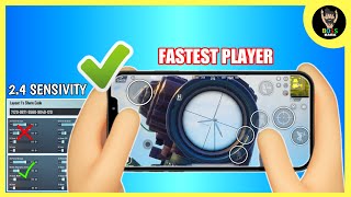 Update 2.4 | Best Settings & Sensitivity To Improve Faster reflex | PUBG MOBILE/BGMI😱