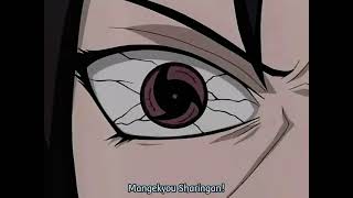 Itachi saying mangekyou sharingan