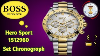 ⏳HUGO BOSS❣watch for men❣Set Chronograph🚦Set Time and Date🌷