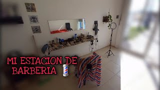 MI NUEVA ESTACION DE BARBERIA