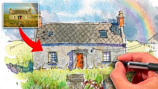 Urban Sketching For Beginners | Simple Step-By-Step Tutorial