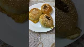 صمون الحلوم بثلاث نكهات مختلفة || Halloumi buns with three different flavours