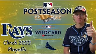 Tampa Bay Rays CLINCH 2022 A.L. Wild Card | 2022 MLB Postseason | Fan Reacts