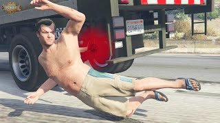 Michael Slow Motion Car Crash 2 GTA V