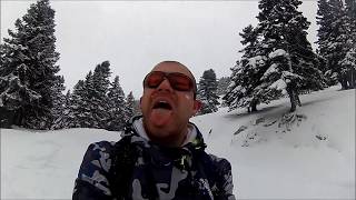 ski in Greece SJ4000 cam.KOURRAMBO kalabrita 2015