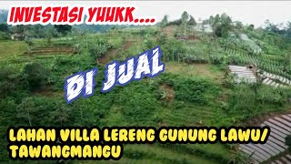 di Jual Lahan villa Bali Ndeso Tawangmangu