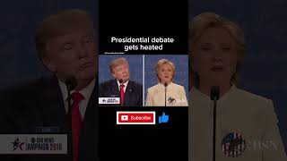 Presidential debate gets heated