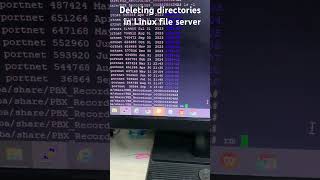 How to delete folder in Linux file server #shorts