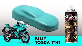 TUTORIAL PENGECATAN WARNA SOLID BLUE TOSCA 7141 BY SHOGUN Z