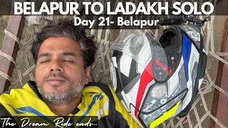 Belapur to Ladakh Solo: THE DREAM RIDE on my Vstrom ENDS! Madhya Pradesh to Belapur | Ep-21