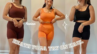 HEATH YOGA TRY ON HAUL