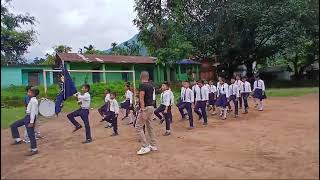 School March Past Practice 2024 MSK Karmatar by Sir Yogesh Tamang.