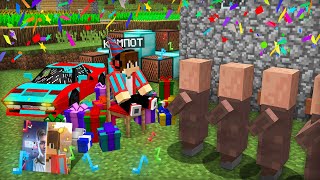 ЧТО МНЕ ПОДАРИЛИ ЖИТЕЛИ НА ДЕНЬ РОЖДЕНИЯ В МАЙНКРАФТ | Компот Minecraft + Головы На Завтрак