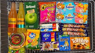 ЭТОТ ПЕСНЯ ИШУТ ВСЕ♛ A lot of Candy, Cheetos, Сок Добрый, Барни, Tuc, Bounty, MilkyWay, Lay's, M&M's