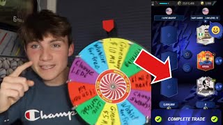 THE *WHEEL SPIN* Chooses What I do in *RANDOM TRADING!!* MadFut 22