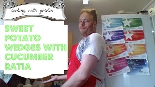 cooking with gordon slimming world sweet potato wedges and cucumber ratia