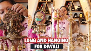 Long and hanging Deepak in Pure Brass | Diwali special Deepak