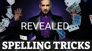 Incredibly cool spelling card trick, 2 variations in TUTORIAL