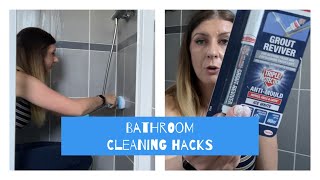 Bathroom Cleaning Hacks - Give your grout a revamp