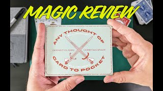 Magic Review - Any Thought of Card to Pocket from Ellusionist with Geraint Clarke & Christian Grace