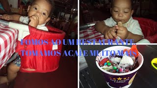 VLOG: NOSSO DOMINGO, ALMOÇAMOS NO RESTAURANTE, TOMAMOS AÇAÍ E MUITO MAIS!!