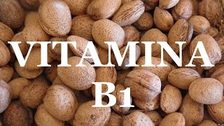 VITAMINA B1 en la dieta - Funciones, beneficios, síntomas de falta, alimentos ricos