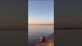 PORTO ALEGRE - Pôr  do sol na orla do Rio Guaíba (cais embarcadero) - Porto Alegre 2023 #shorts