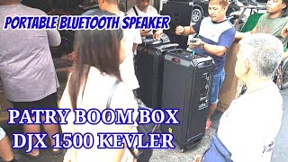 NAGULAT SILA SA TUNOG NG PARTY BOOM BOX NG KEVLER DJX1500, PORTABLE BLUETOOTH SPEAKER.