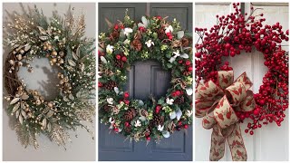 Beautiful Christmas Wreath Decoration Ideas | DIY Holiday Wreaths for a Festive Home